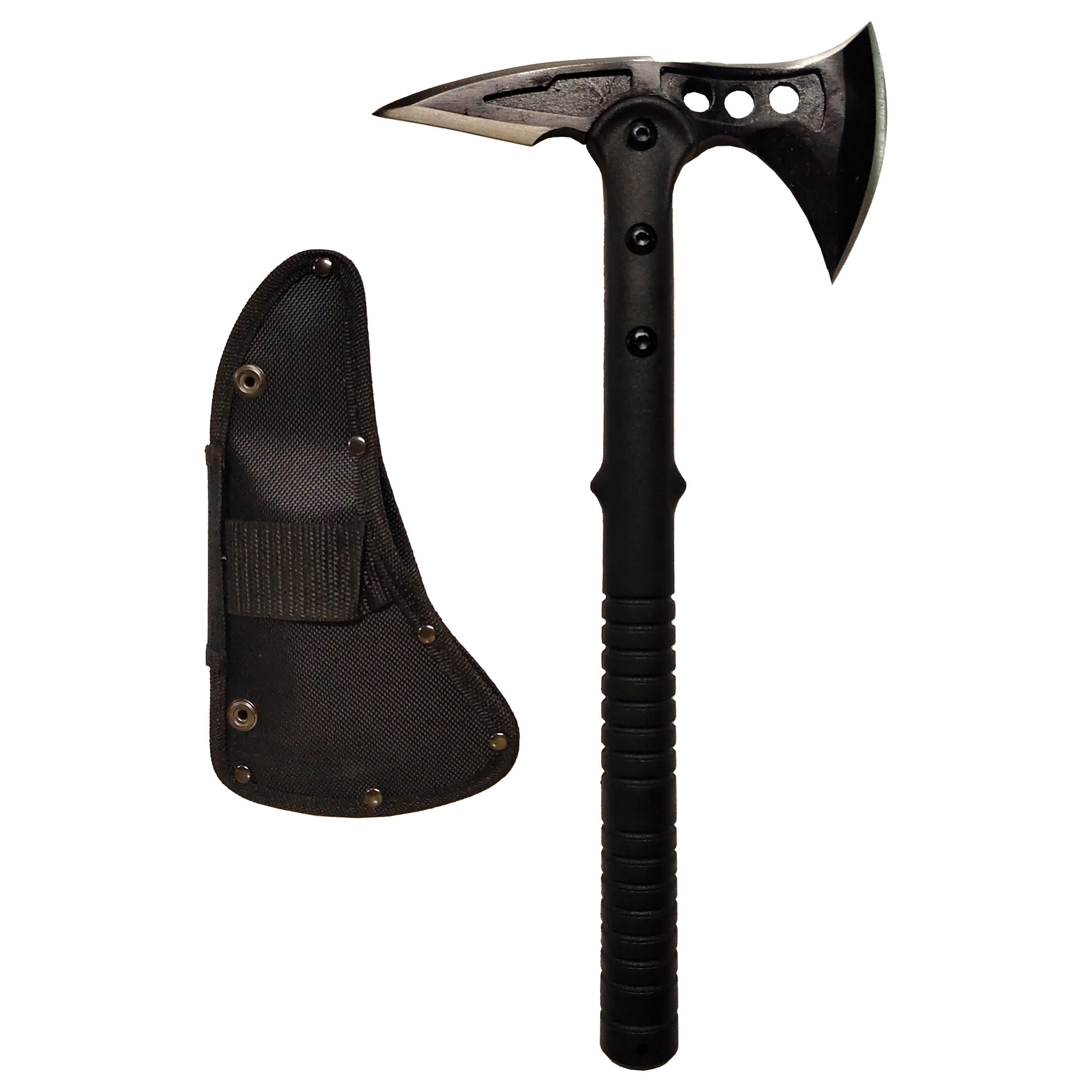 Outdoor Axt mit Stachelkopf und Scheide