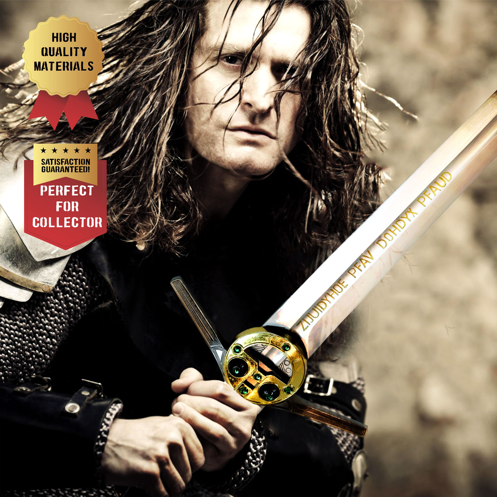 Witcher - Stahl Schwert mit Scheide - handgeschmiedet, Netflix Version