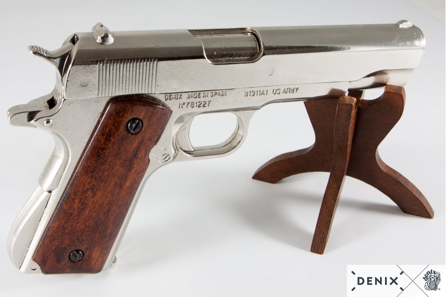 45er US-Colt Government, Holzgriff, M1911A1