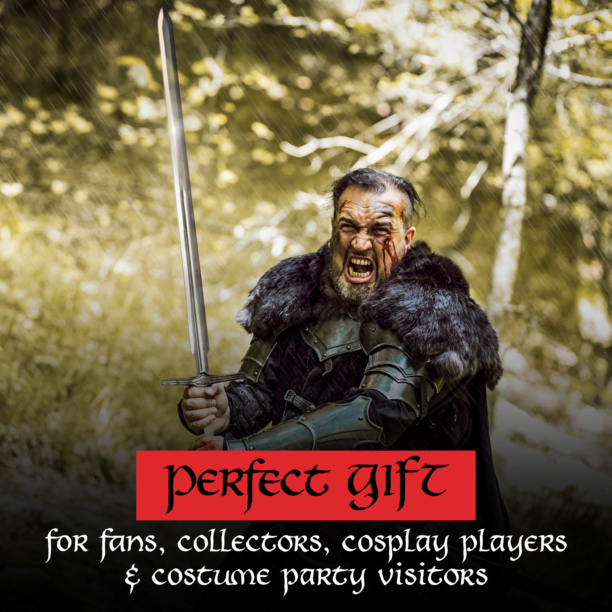 Witcher - Silber Schwert mit Scheide, Netflix Version