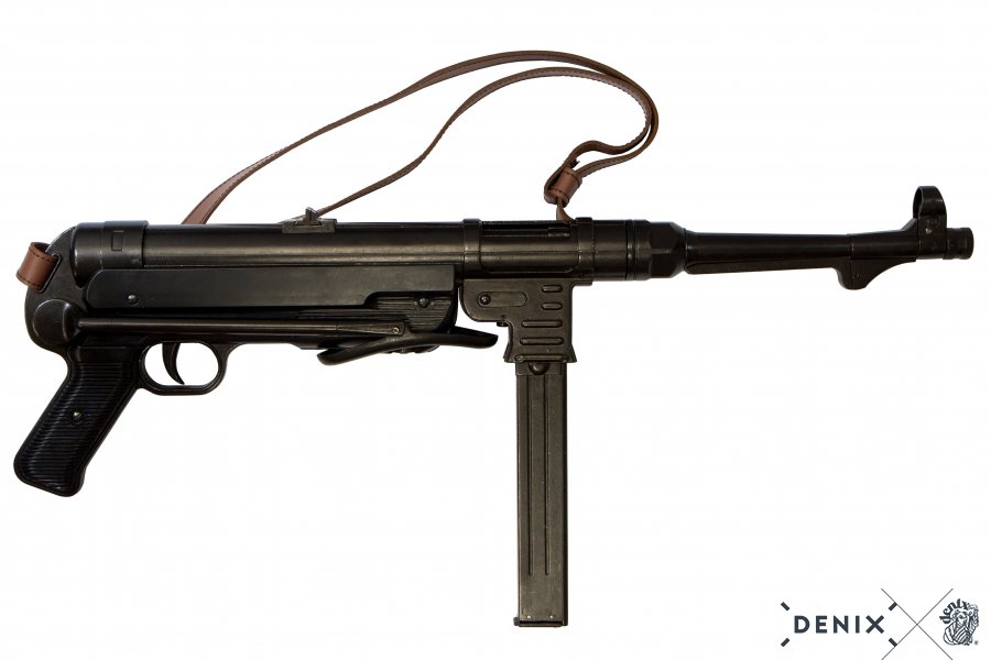 Deutsche MP 40 „Schmeisser“ Gurt aus Metall, mit Bügel, 9 mm, 2.Wk.