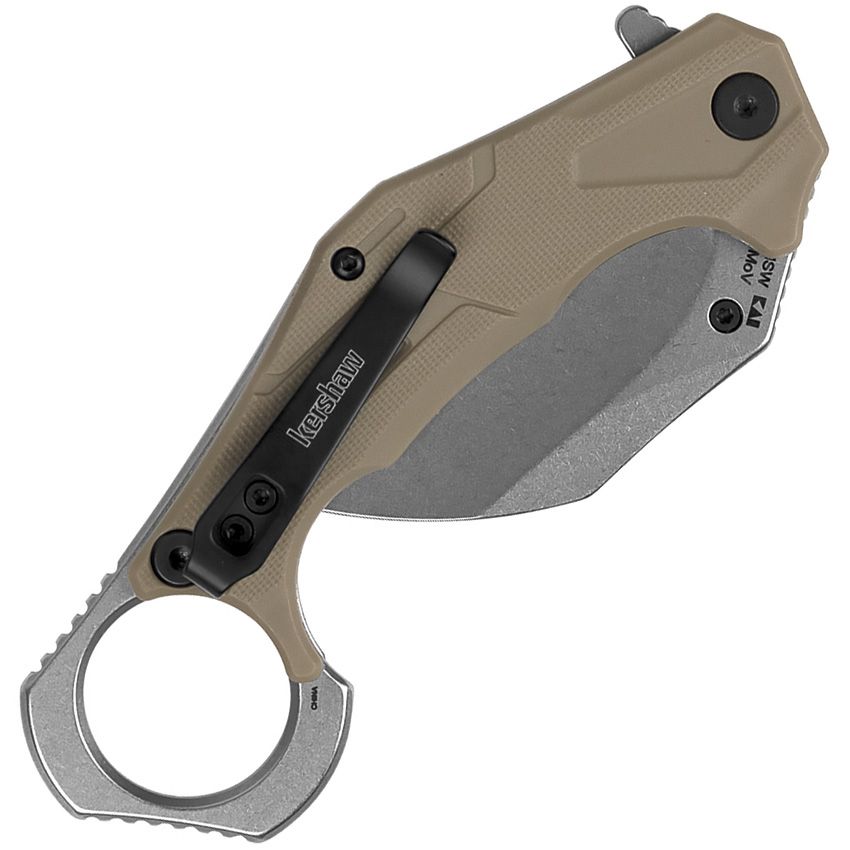 Outlier, Brauner Griff, Stonewashed Klinge