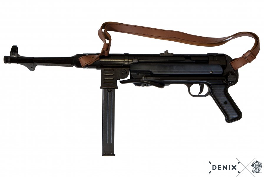 Deutsche MP 40 „Schmeisser“ Gurt aus Metall, mit Bügel, 9 mm, 2.Wk.