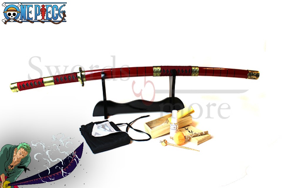 One Piece Roronoa Zoro Katana - handgeschmiedet&gefaltet, Set
