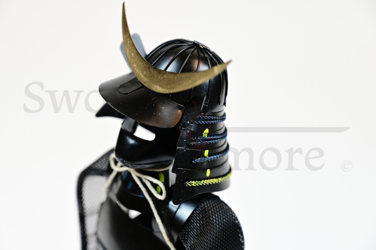 Japanische Samurai Rüstung Miniatur, Schwarz