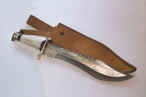 Crocodile Dundee Damast Messer