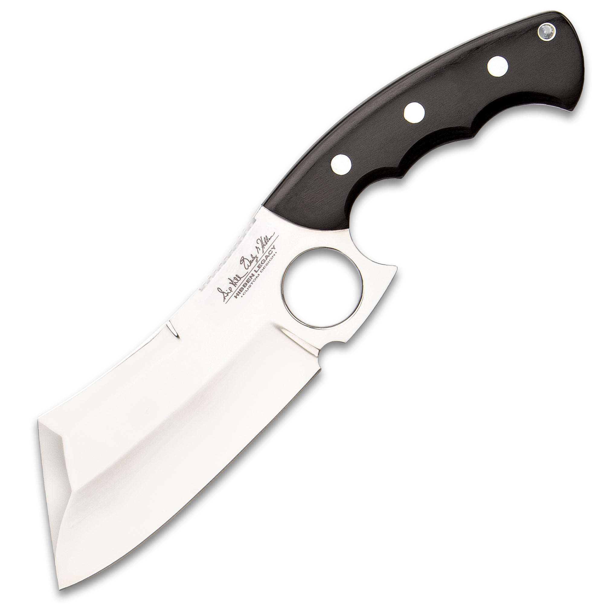 Hibben Legacy Ebenholz Hackmesser mit Scheide
