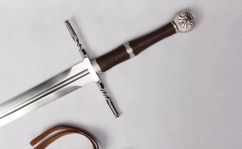 Witcher Stahl Schwert handgeschmiedet mit Gürtel und Scheide - ltd Edition 500