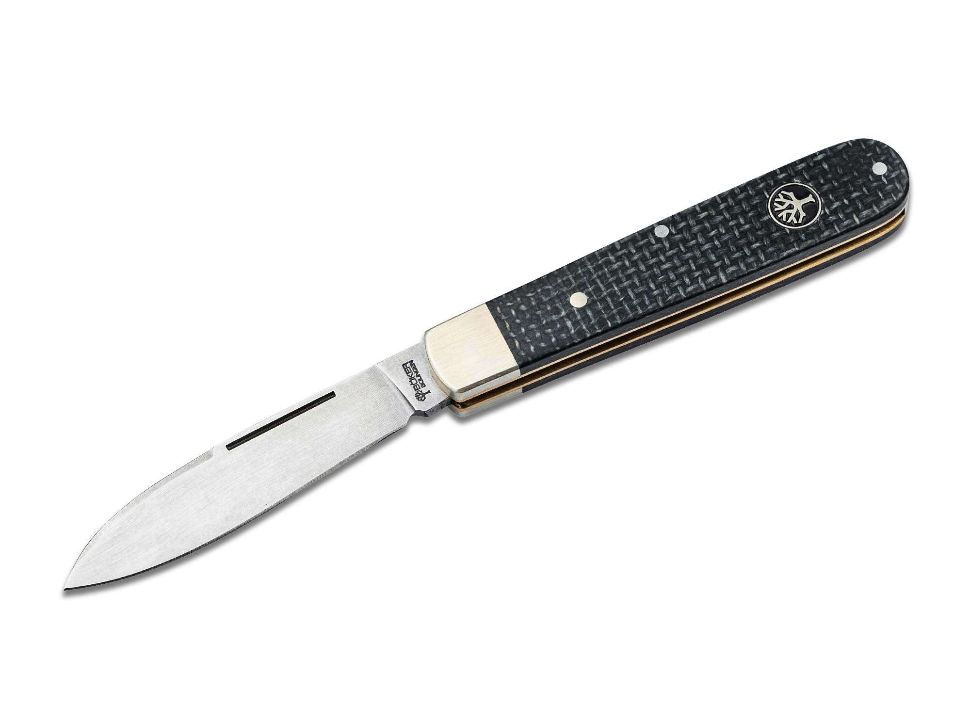 Barlow Prime Jute Micarta Schwarz