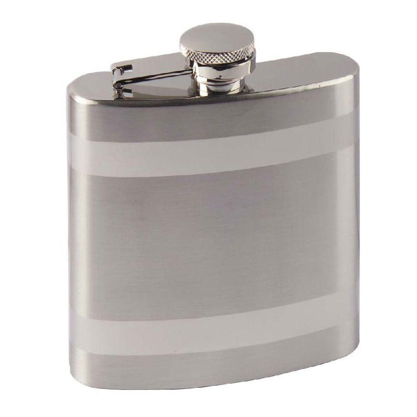 Flachmann matt/poliert 200 ml