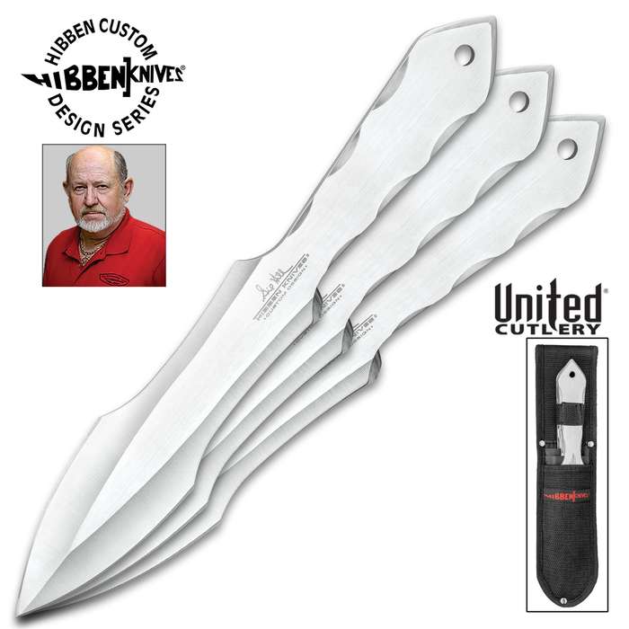 Gil Hibben Gen III Wurfmesser-Set mit Scheide