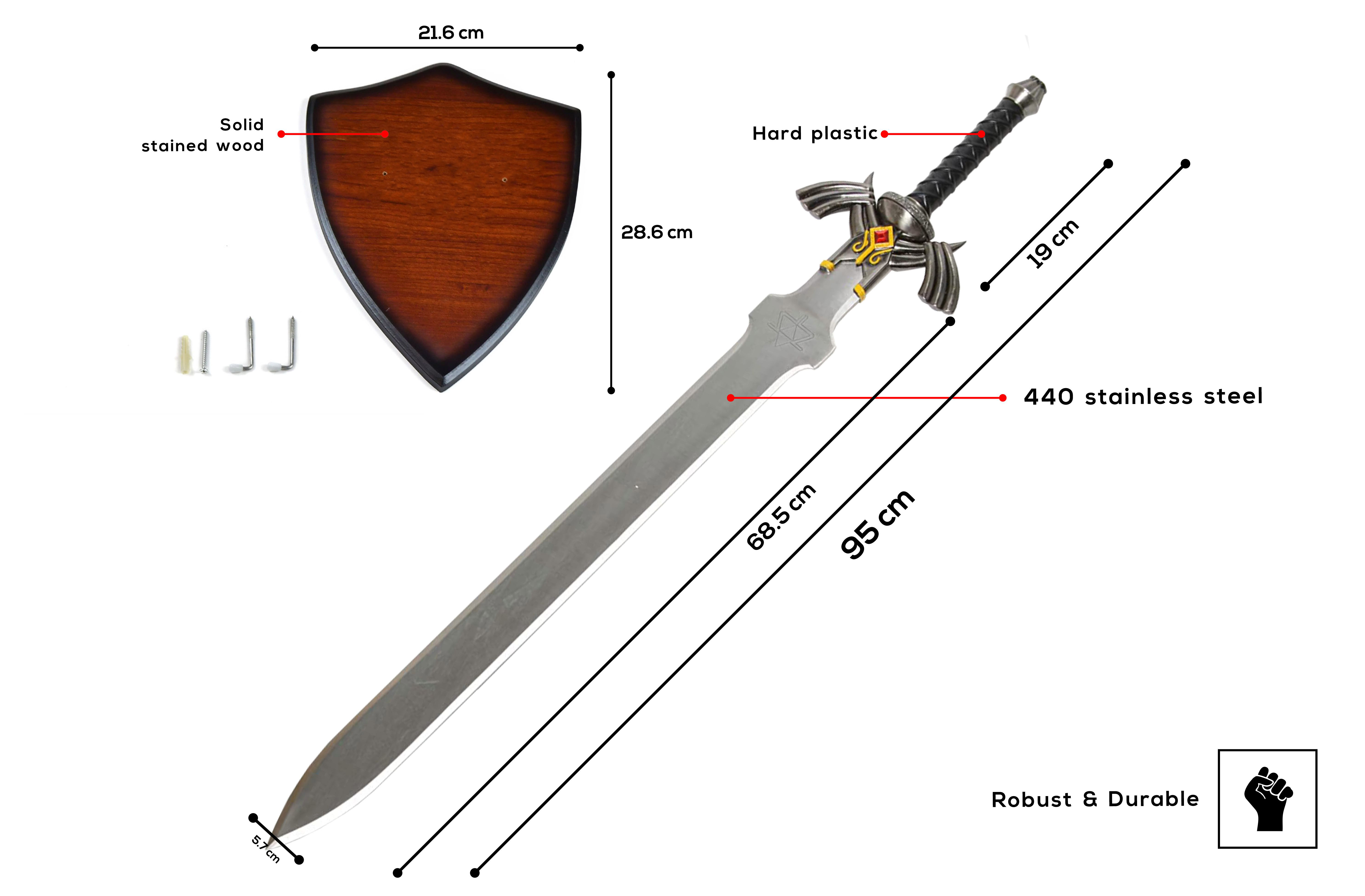 Link Master Schwert Zelda Twilight Princess Schwert mit Tafel