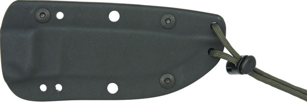 Esee Modell 4, glatte Schneide mit Scheide, natogrüner Griff