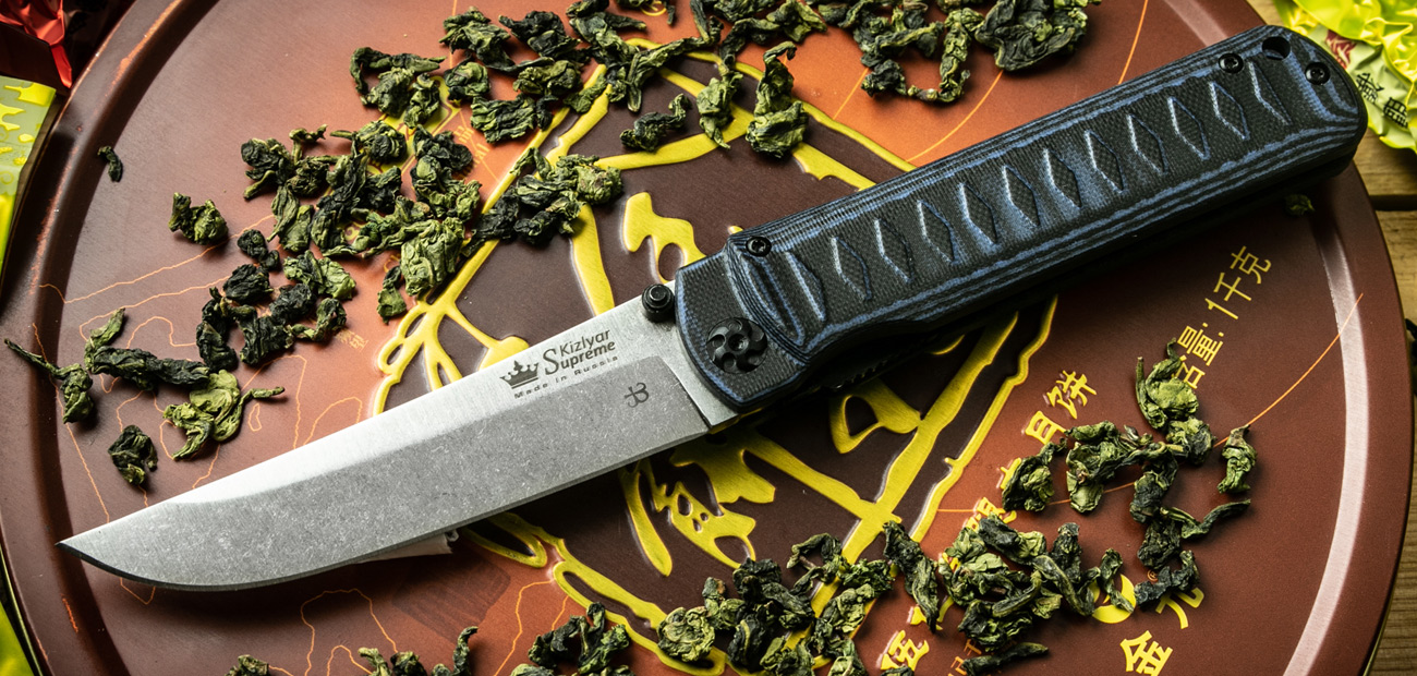 Whisper - Böhler M390 - Blau/Schwarz G10