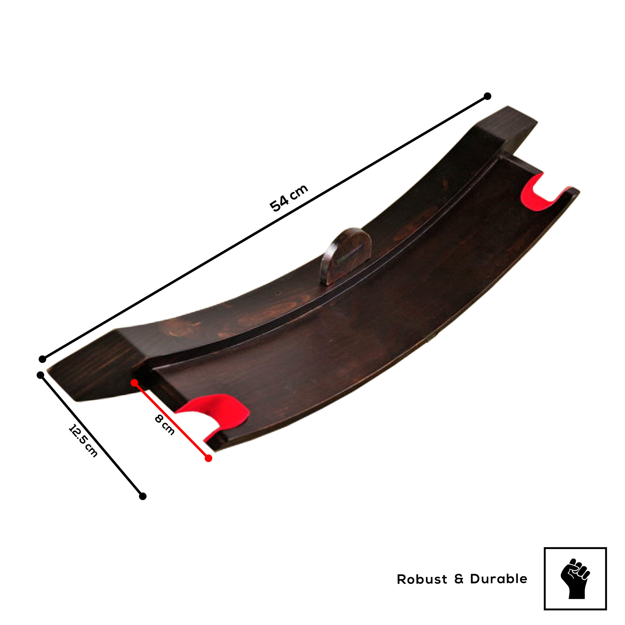 Design Wandhalter für ein Schwert - braun