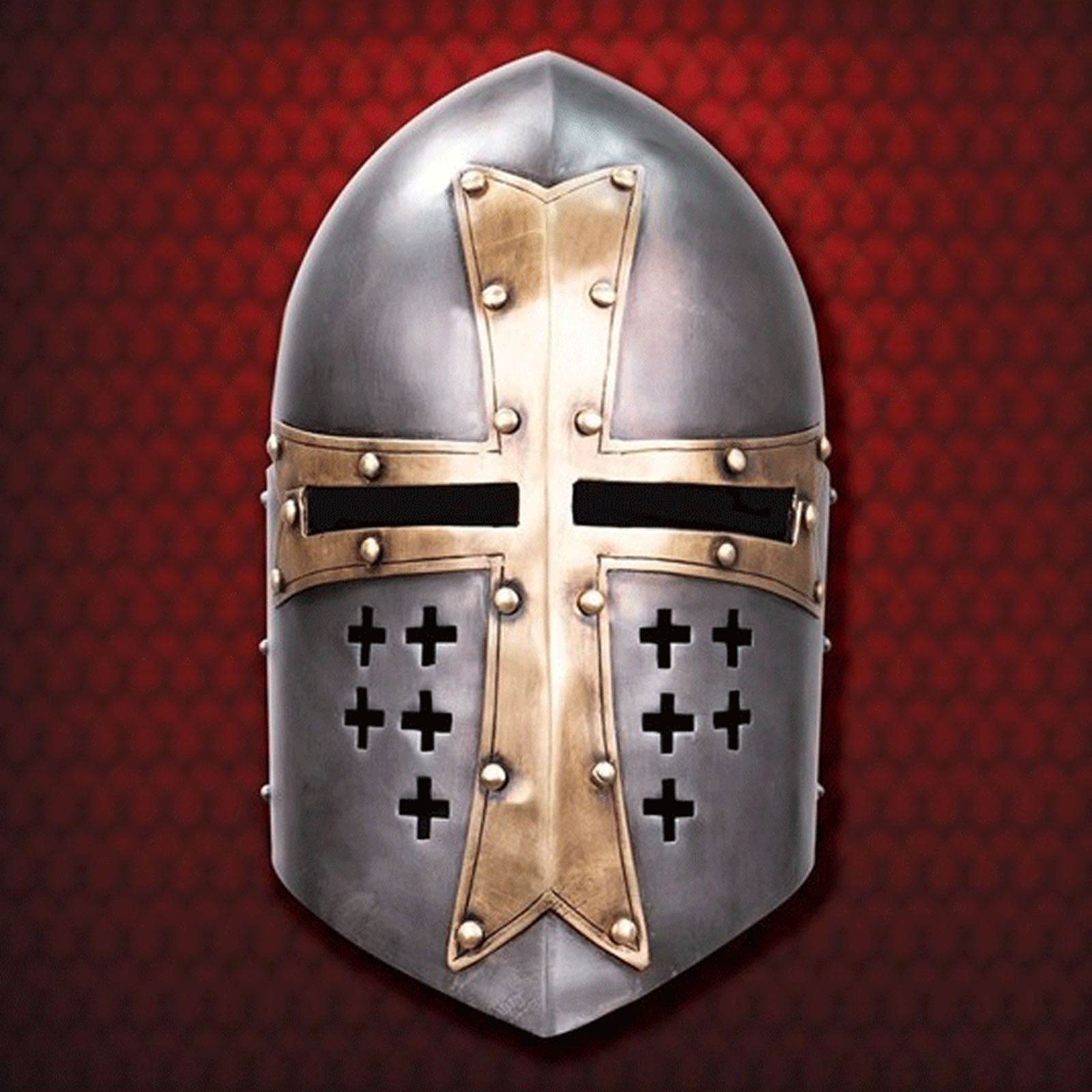 Tempelritter Zuckerhut-Helm