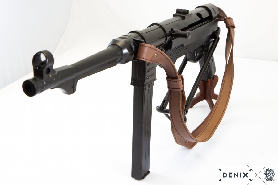 Deutsche MP 40 „Schmeisser“ Gurt aus Metall, mit Bügel, 9 mm, 2.Wk.