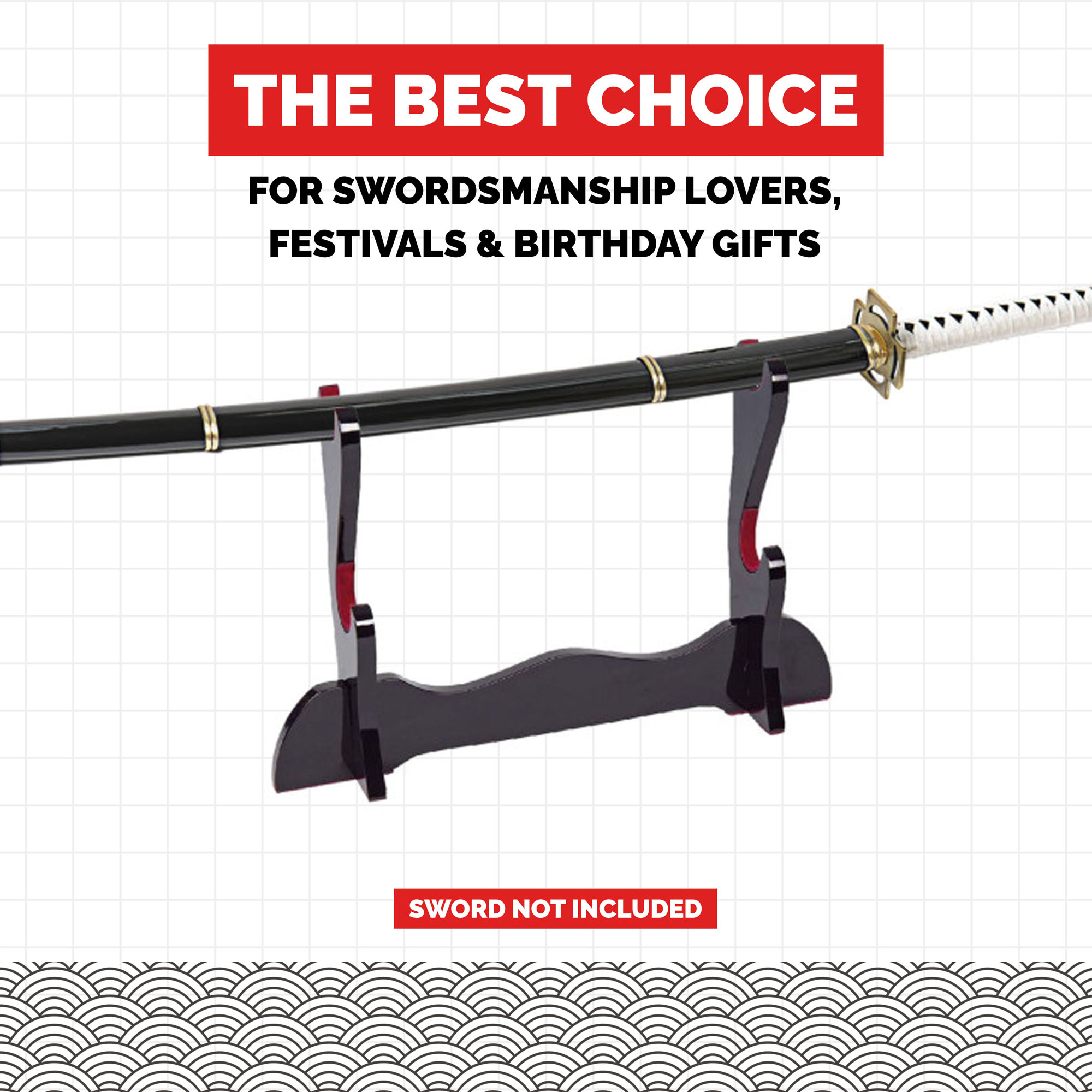 Ständer für 2 Samuraischwerter