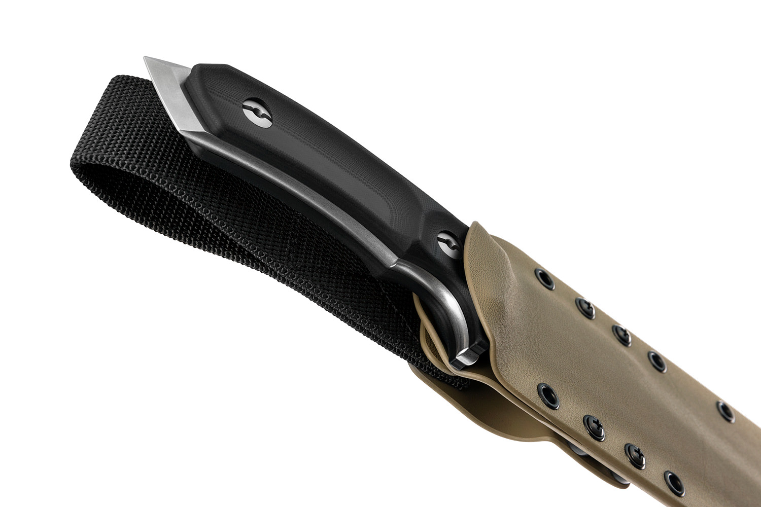 Tactical Eight SW mit Kydex-Scheide im Farbton FDE (Flat Dark Earth)