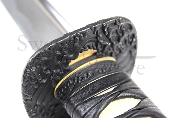Wave Katana (No Bo-hi), Runde Tsuba