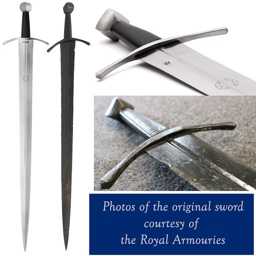 Europäisches Arming Schwert aus dem 14. Jahrhundert, Royal Armouries Collection