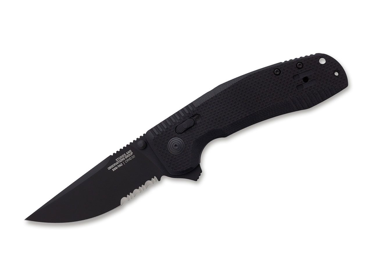 SOG-TAC XR Blackout, Teilweise gezahnte Schneide