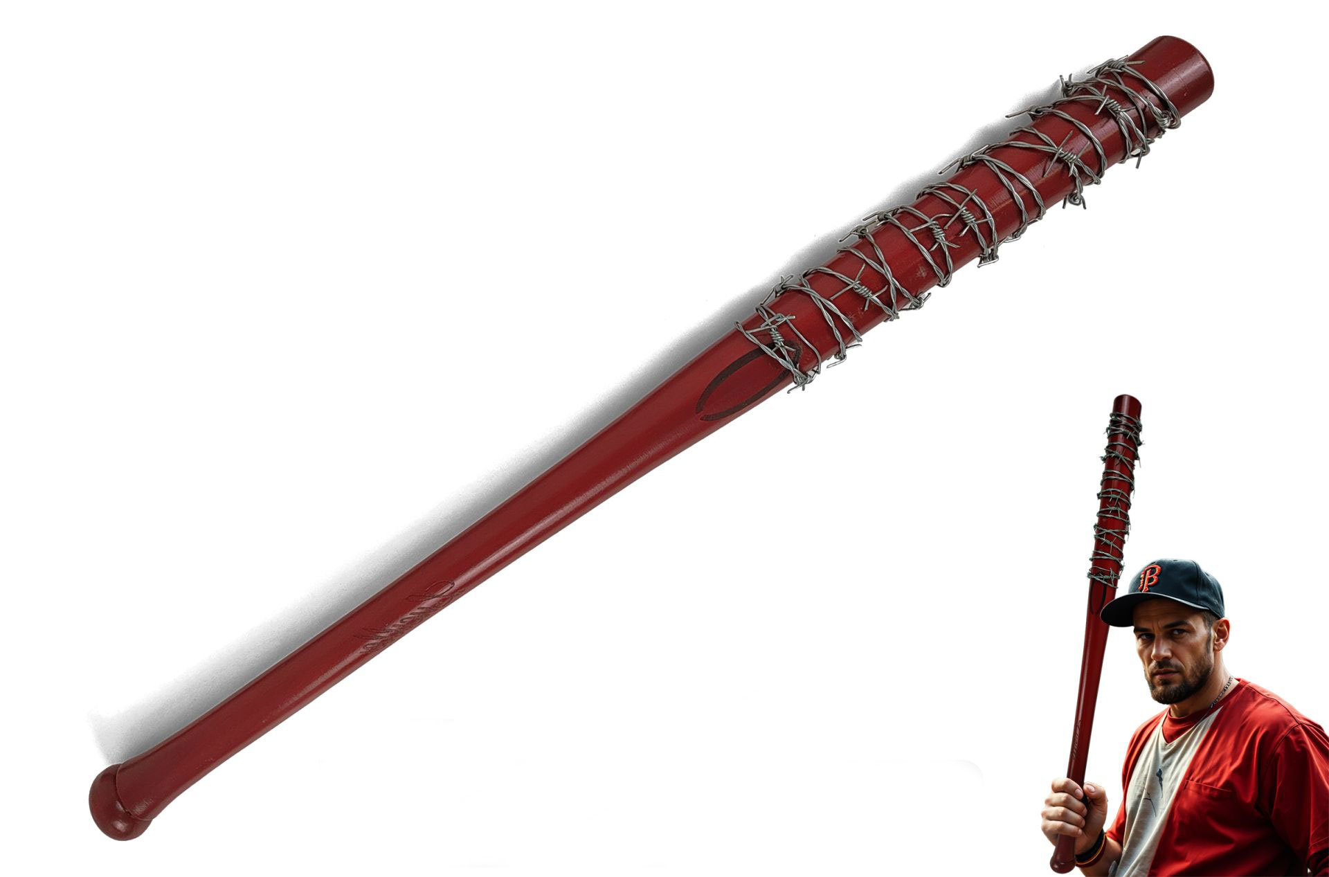 The Walking Dead - Negan's Baseballschläger Lucille ohne Wandhalterung