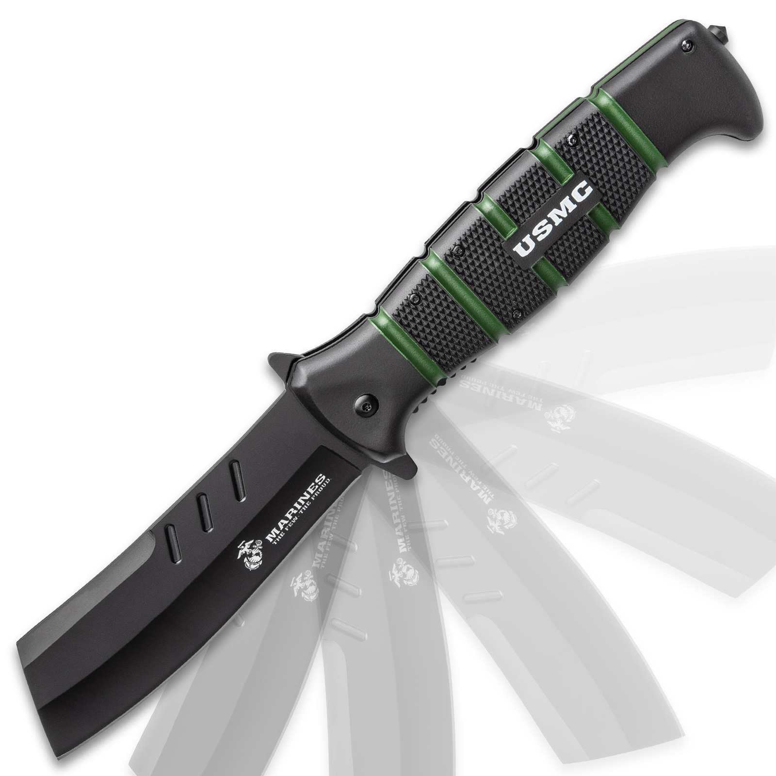 USMC Cleaver Maximum Taschenmesser mit Öffnungshilfe