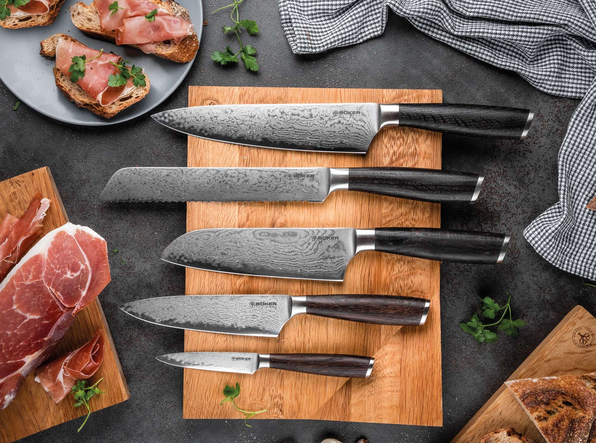 Meisterklinge Damast Brotmesser