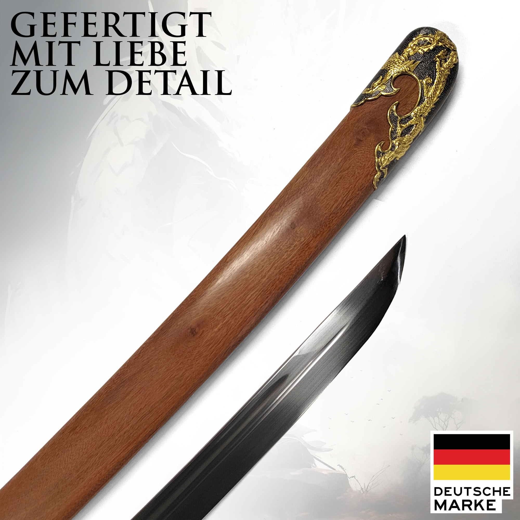 Handgeschmiedeter Kung Fu Säbel – Eleganz und Präzision für Kampfkünstler und Sammler