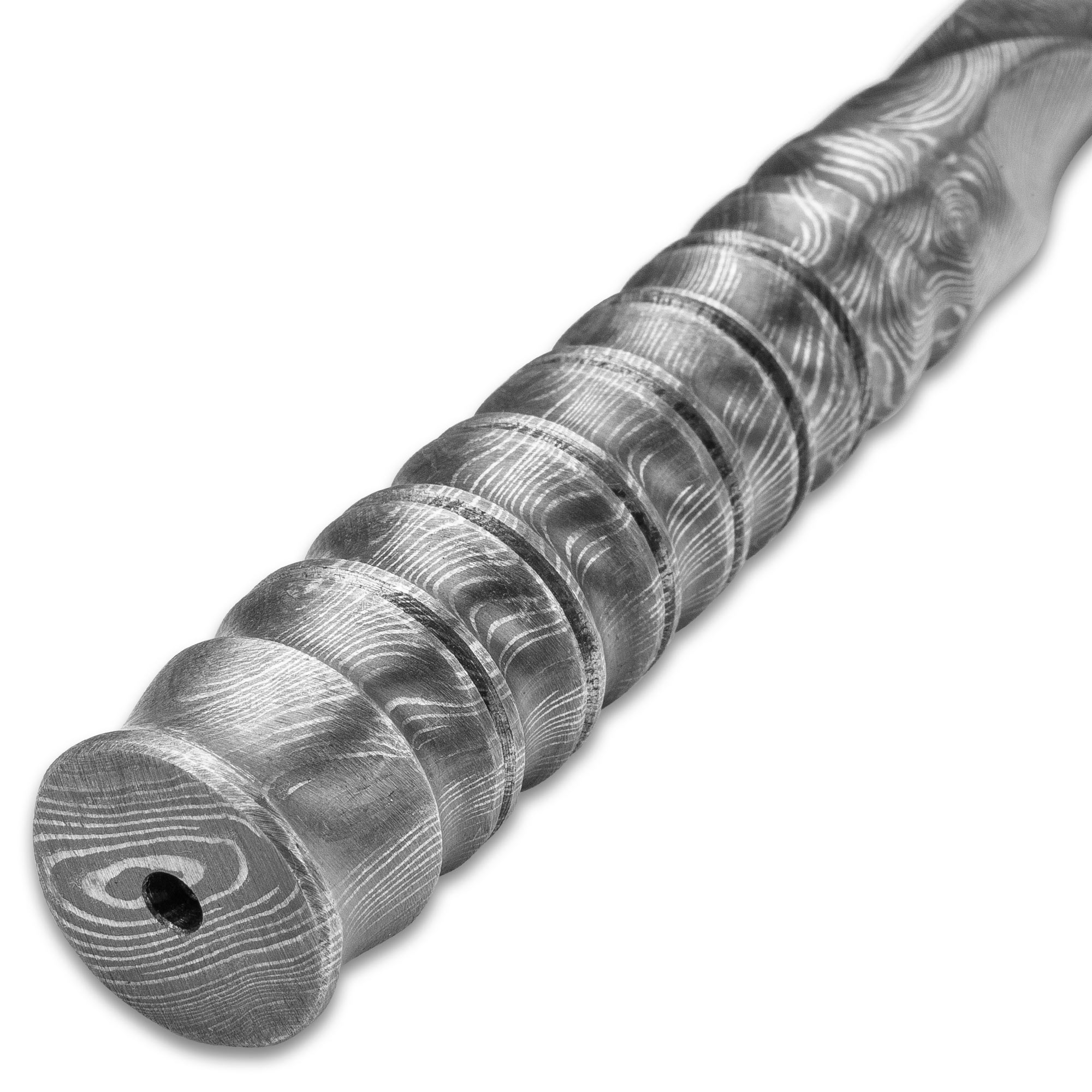 Timber Wolf Spiraldolch aus Damaszenerstahl