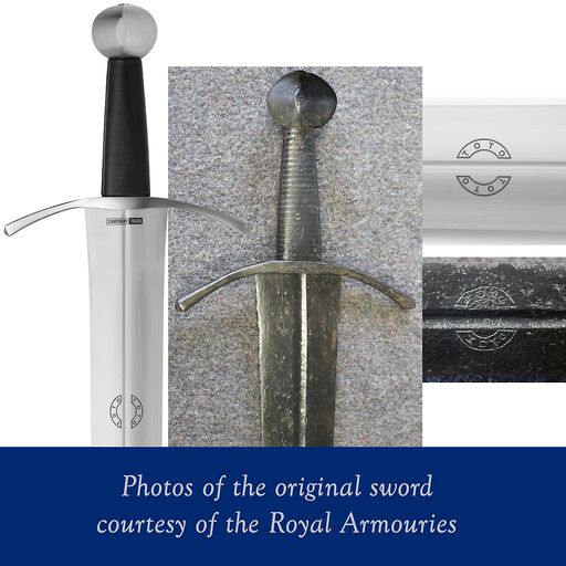 Europäisches Arming Schwert aus dem 14. Jahrhundert, Royal Armouries Collection