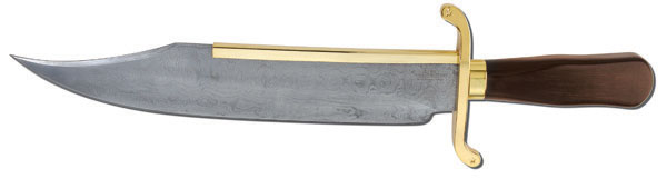 Gil Hibben Old West Bowie Damast Edition