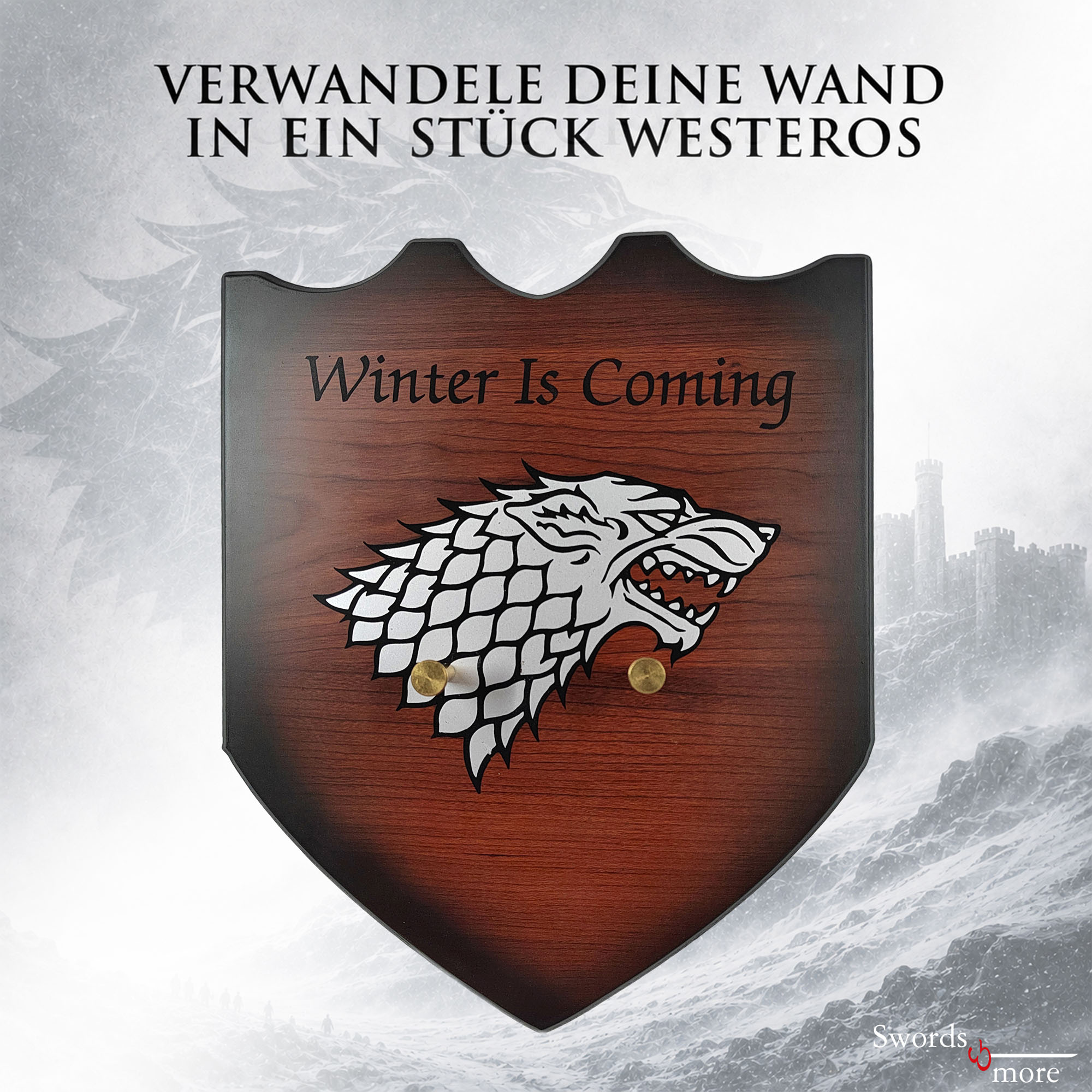 Eis Schwert von Eddard Stark: Das Lied von Eis und Feuer Replik & Halterung