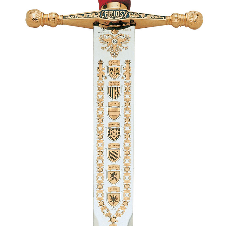 Langschwert von Karl V Goldfinish
