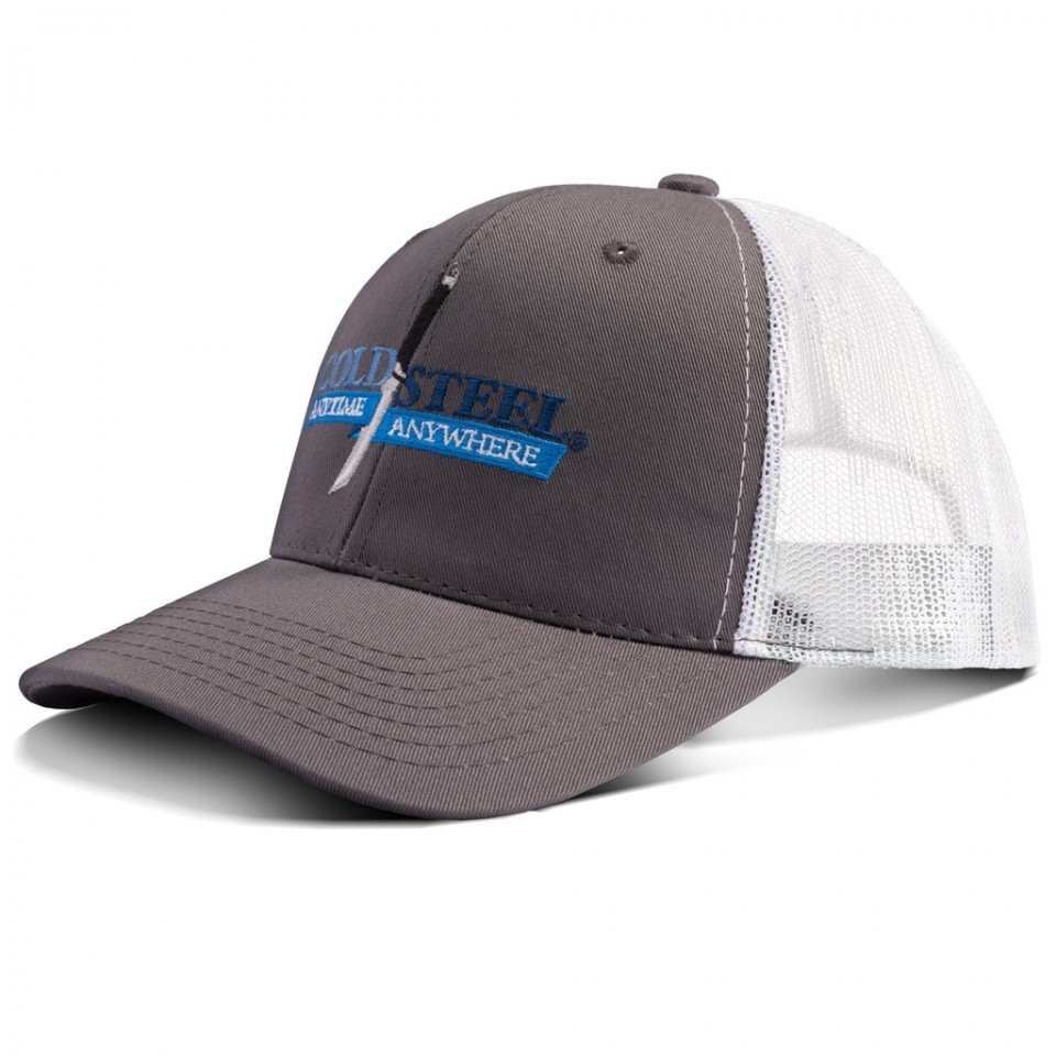 Cold Steel Grau-weiße Mütze mit Netzstoff