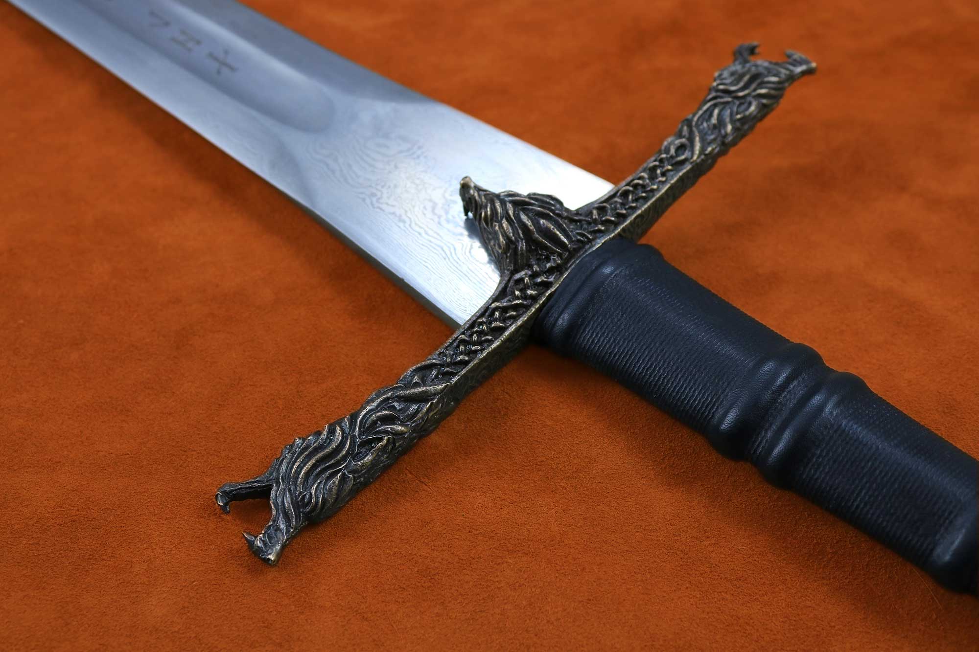 Eindride Schwert mit Klinge aus gefaltetem Stahl