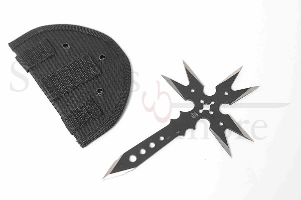 Schwarze Ronin Fantasie Gothic Wurfaxt