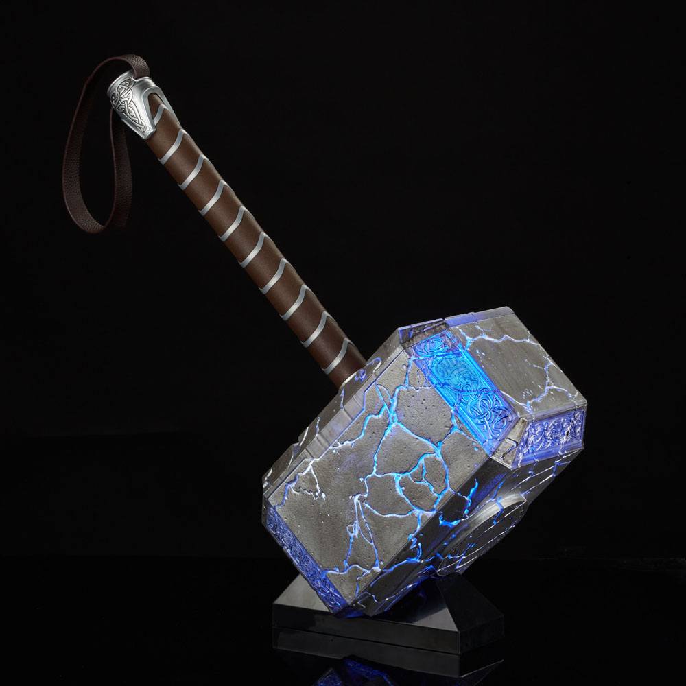 Thor: Love and Thunder Marvel Legends Mighy Thor Elektronischer Hammer Mjolnir 49 cm