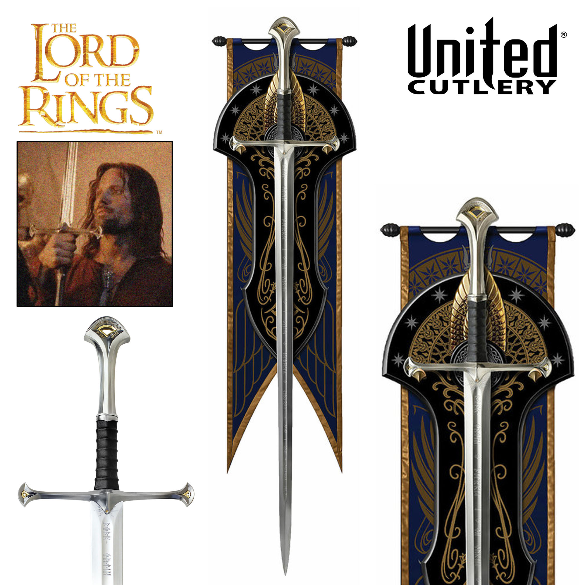 Der Herr Der Ringe - Anduril Schwert - Museum Collection
