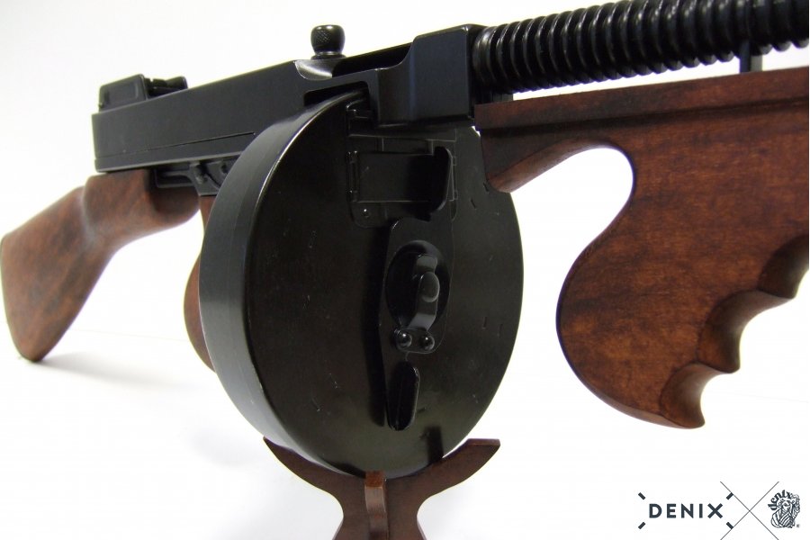 Thompson M1 Mafia-MG, rundes Magazin, USA 1928