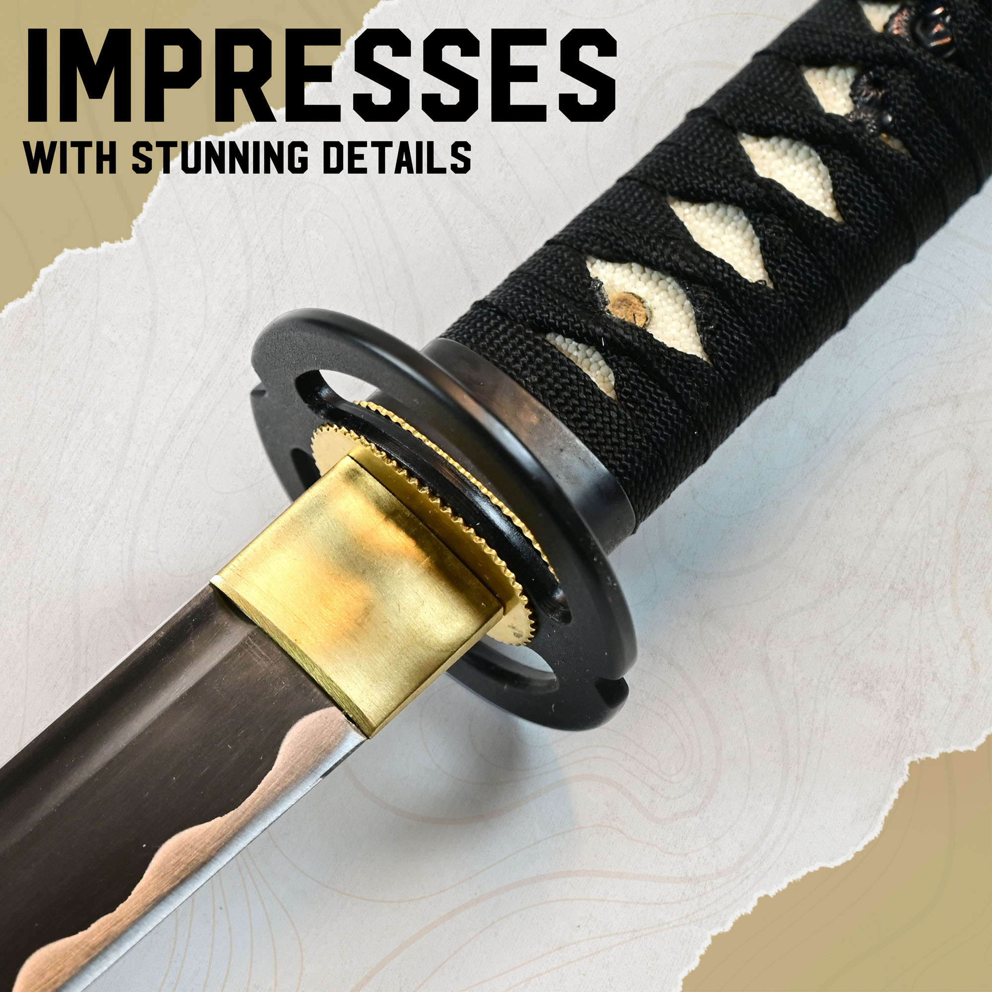 Miyamoto Musashi Katana, handgeschmiedet