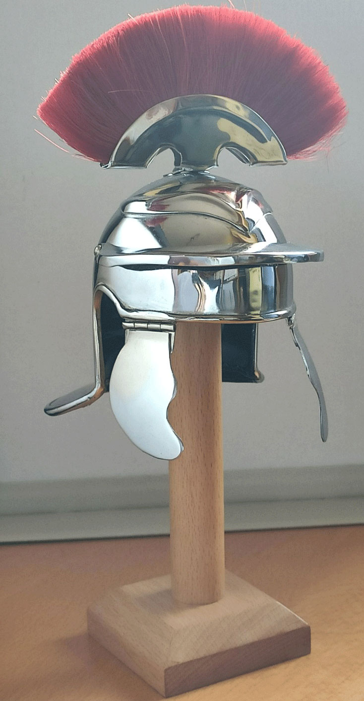 Mini Roman Centurion Helm mit Ständer