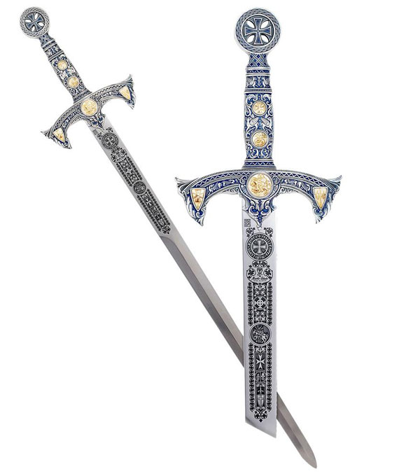 Templerschwert silber