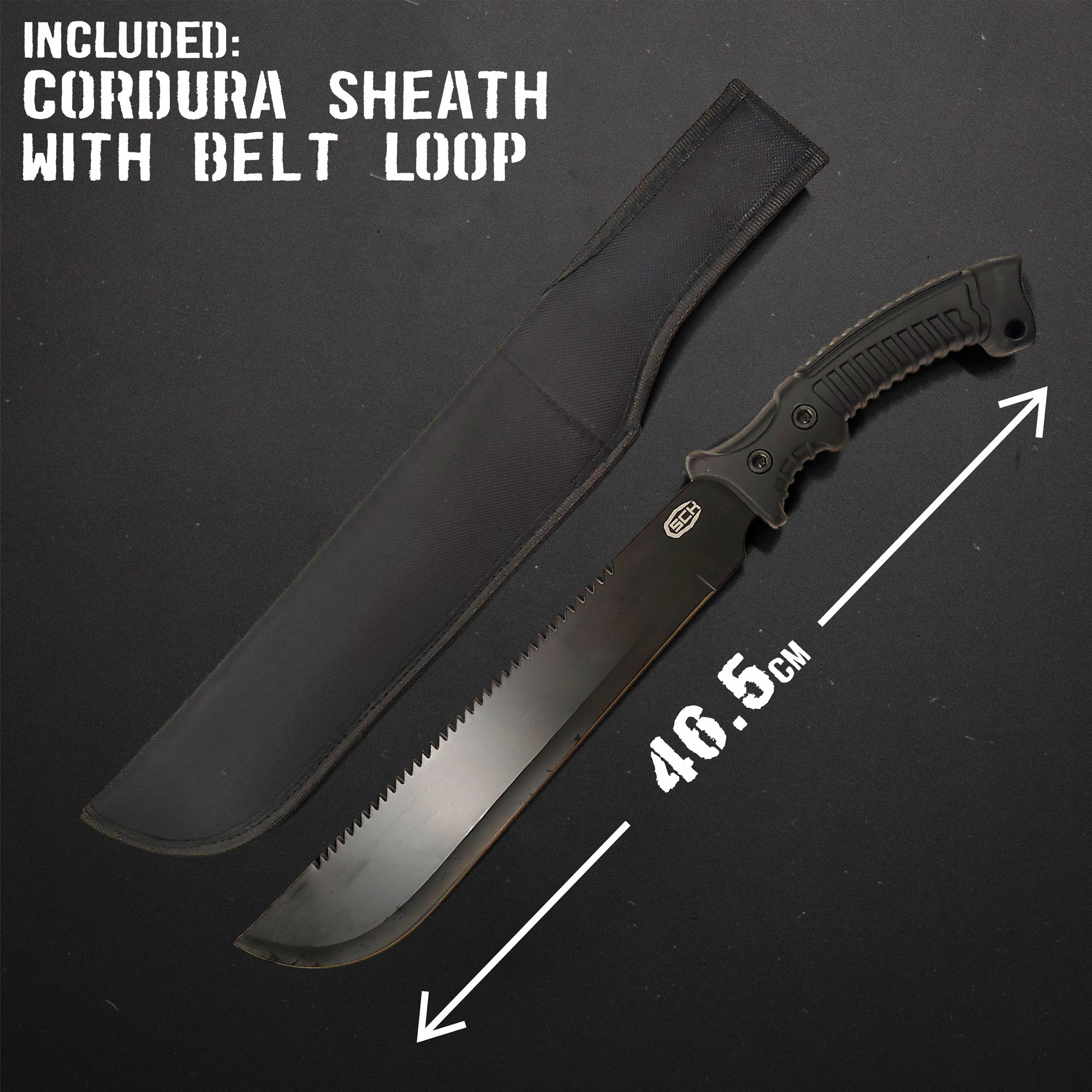 Outdoor Machete mit Scheide