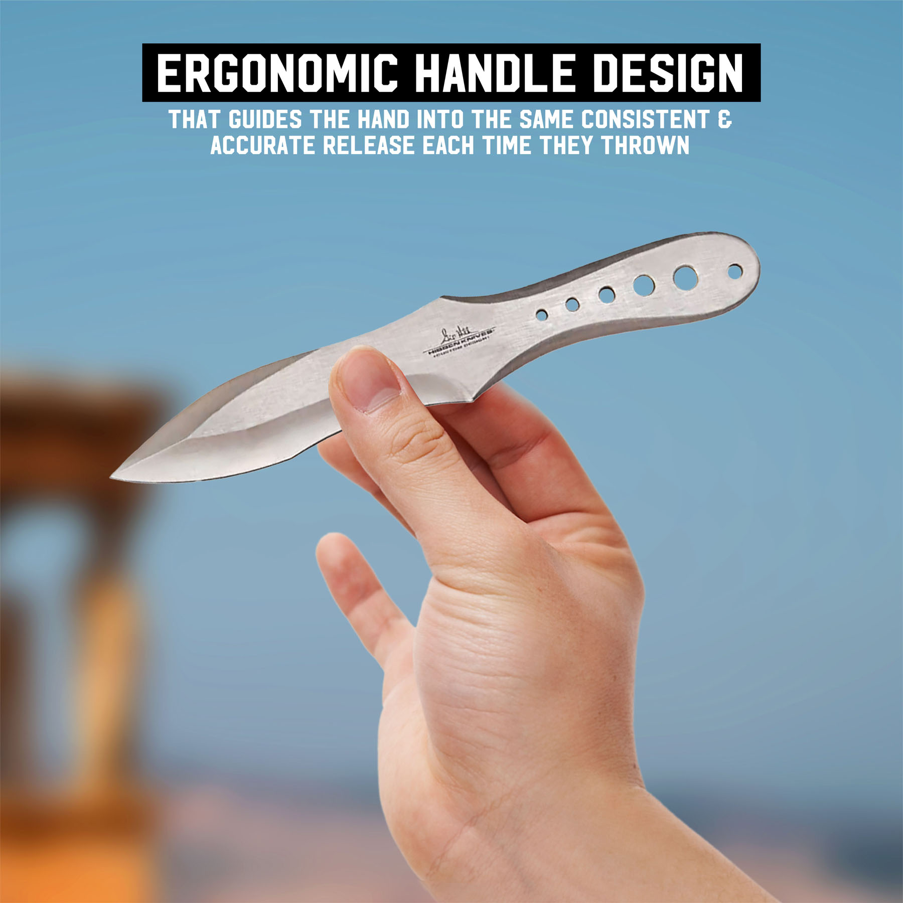 Gil Hibben Genx Pro Wurfmesser 3er Set, groß