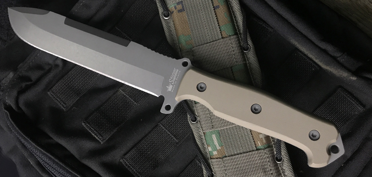 Survivalist X Vollerl D2 TW festgestellte Klinge, Dunkelbeiges G10