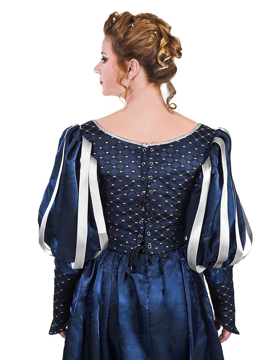 Musketier Damenkleid blau, Größe L