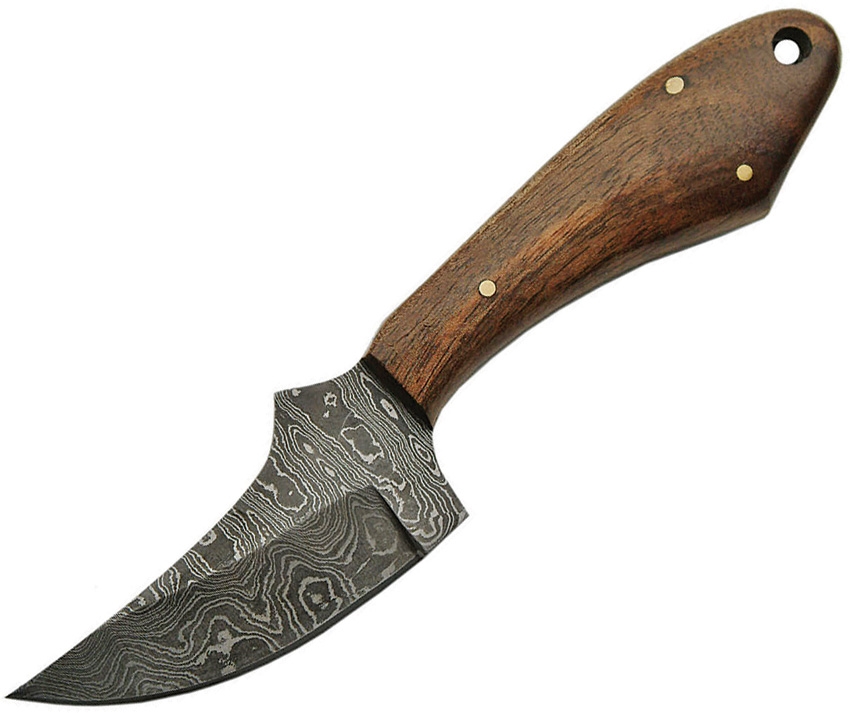Häutemesser mit festgestellter Klinge Holz
