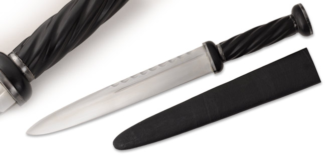 Twisted handle Scottish Dirk
